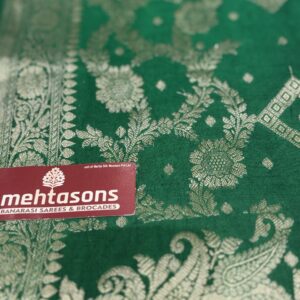 Pure Spun Silk Saree - Green