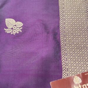 Banarasi Handloom Saree - Purple